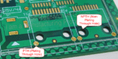 Why are there holes on the PCB? What is PTH, NPTH and vias?