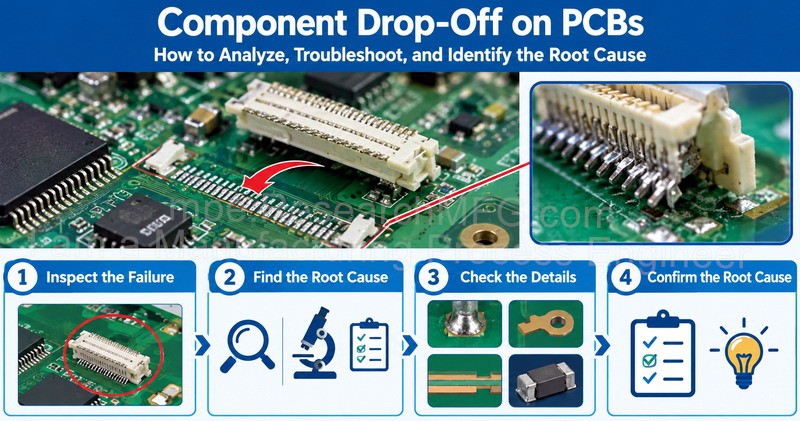 Component Drop-Off on PCBs: How to Analyze, Troubleshoot, and Identify the Root Cause