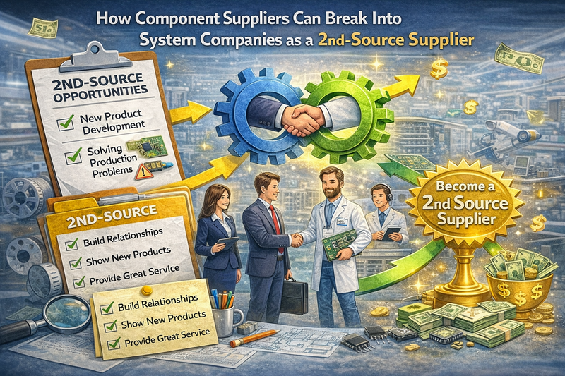 How Component Suppliers Can Break Into System Companies as a 2nd-Source Supplier