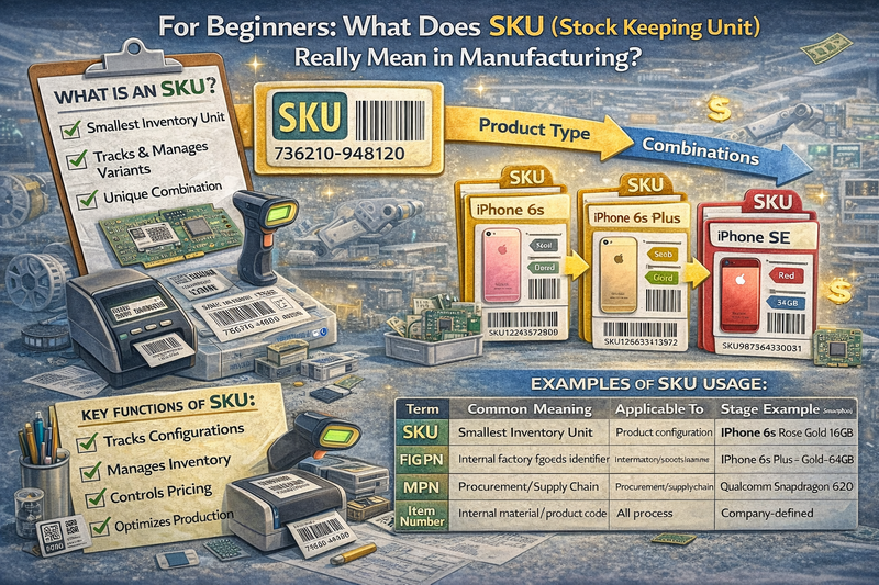For Beginners: What Does SKU (Stock Keeping Unit) Really Mean in Manufacturing? For Beginners: What Does SKU (Stock Keeping Unit) Really Mean in Manufacturing?