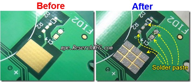 How to print solder paste on PC Board and screen printing notices?